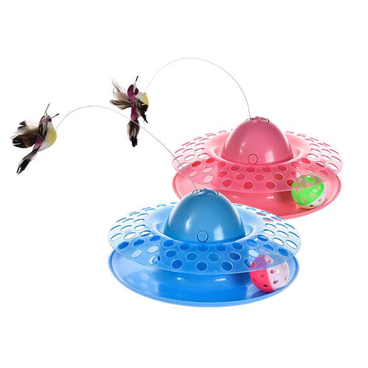 Interactive 2-In-1 Bird or Butterfly Toy For Cats