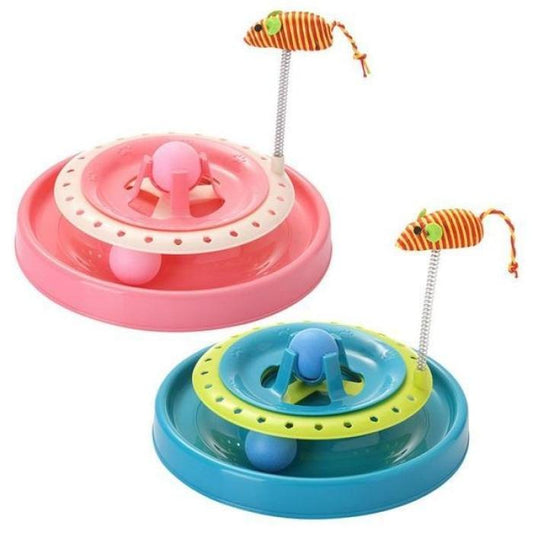 Cat Ball Track Toy With Teaser
