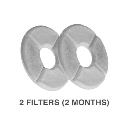 Cat Water Fountain Filter Pack 2 Filters (Lasts Months)