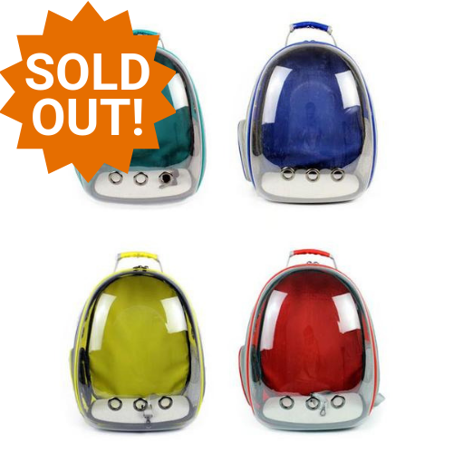 Clear Cat Carrier Backpack "Catpack" [SOLD OUT]