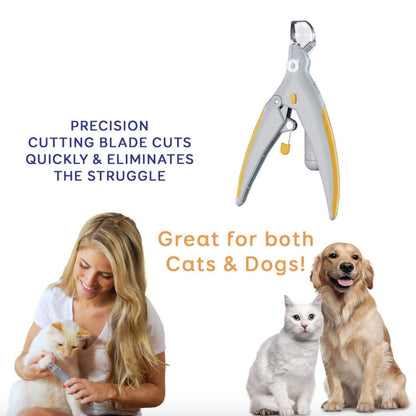 Pet Nail Clippers With Light & 5X Magnification