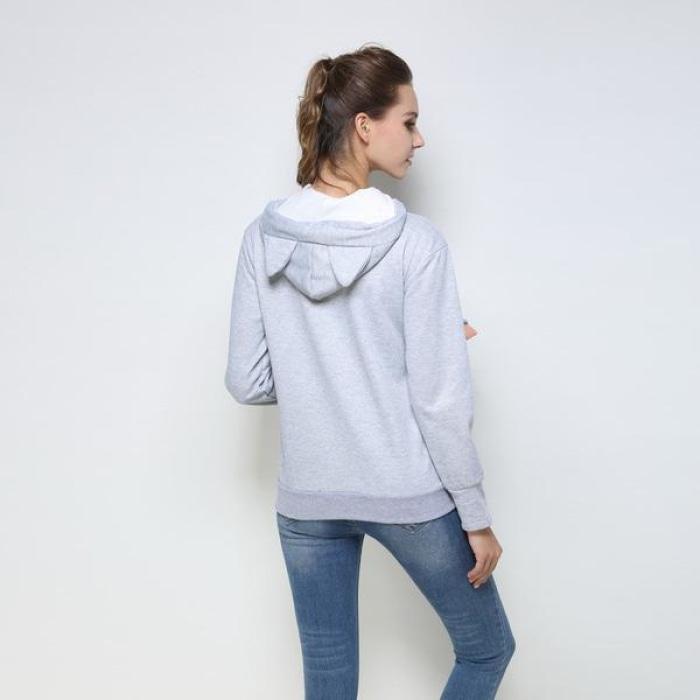 Cozy Cat Hoodie With Kangaroo Pouch [Sale] Hoodies & Sweatshirts