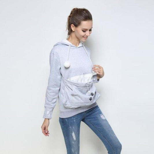 Cozy Cat Hoodie With Kangaroo Pouch [Sale] Hoodies & Sweatshirts