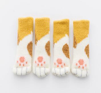 Cute Paw Socks for Chairs and Tables (1 Set)