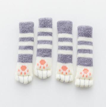 Cute Paw Socks for Chairs and Tables (1 Set)