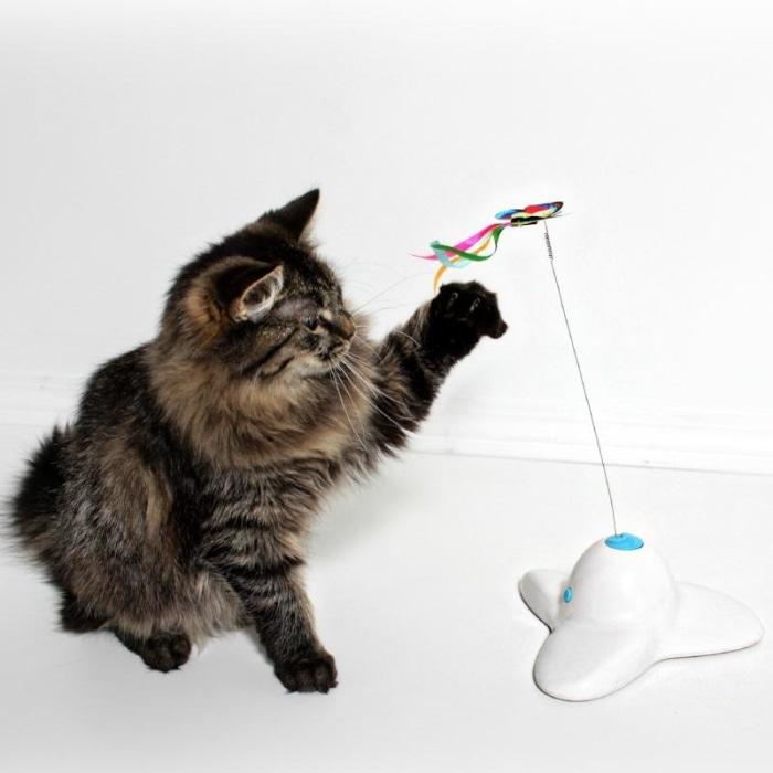 Electronic Butterfly Cat Toy Interactive Toys