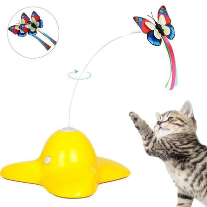 Electronic Butterfly Cat Toy Interactive Toys