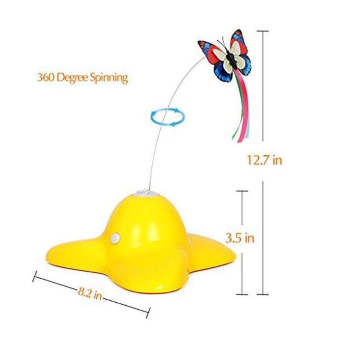 Electronic Butterfly Cat Toy Interactive Toys