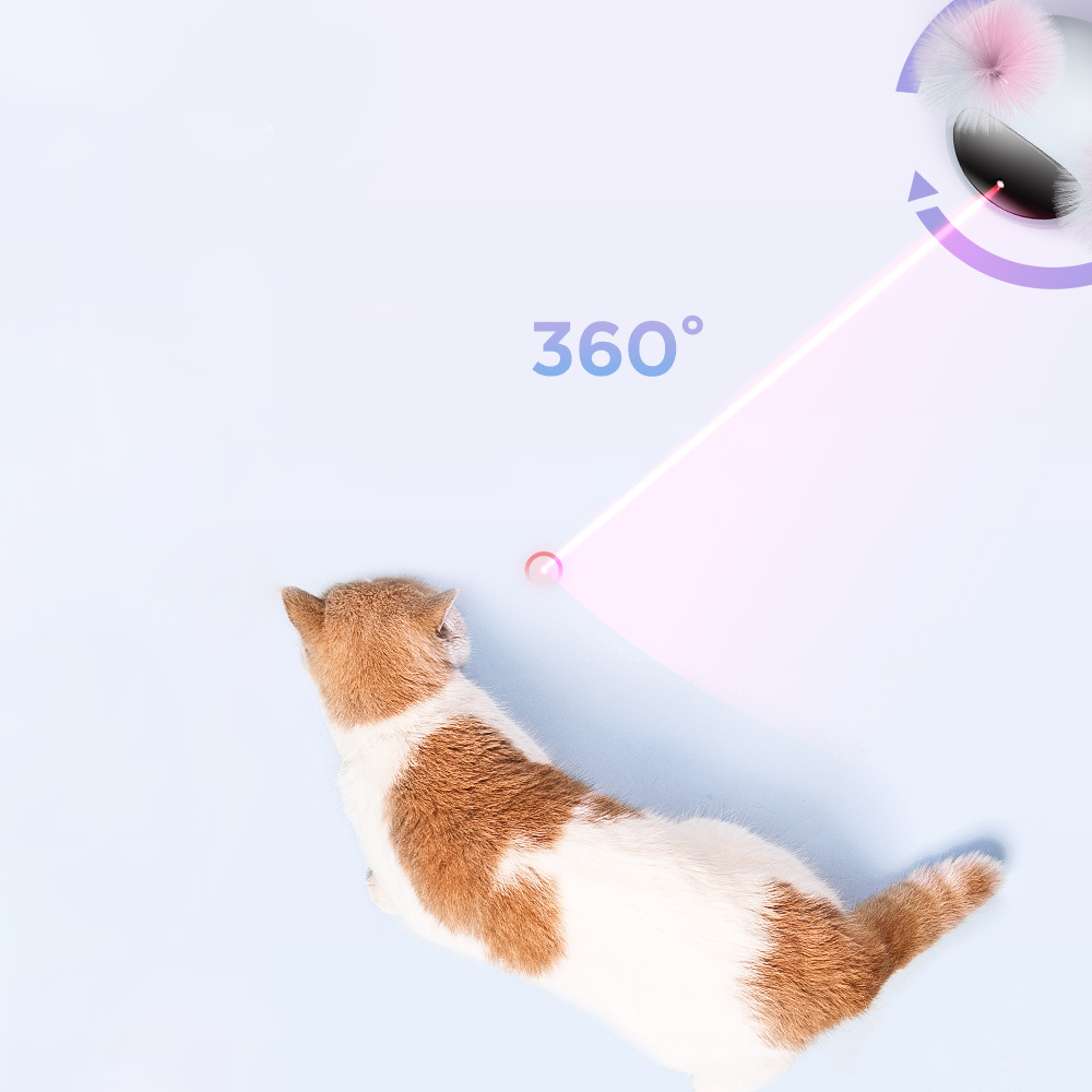 NEW! 360° Smart Laser Cat Toy