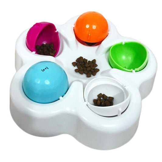 Slow Feeder Iq Game Toy White