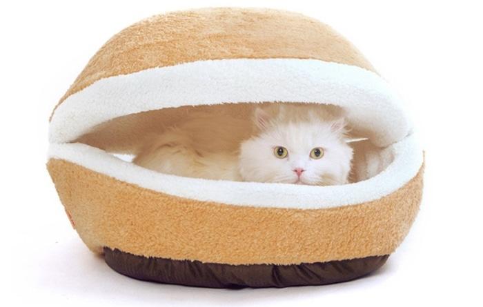 Soft & Cute Hamburger Bed [Sold Out] Cat Beds Mats