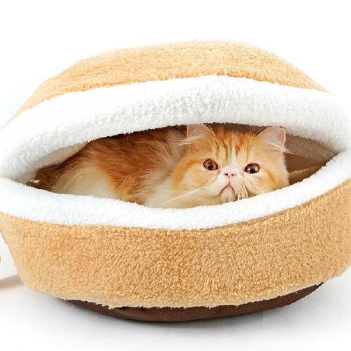 Soft & Cute Hamburger Bed [Sold Out] Large (20 × 16) Cat Beds Mats