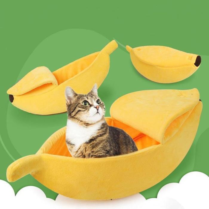[Sold Out] Cute Cat Banana Bed